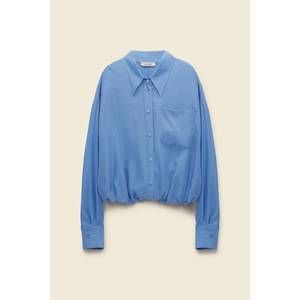 NEW DOROTHEE SCHUMACHER women's silky ease blouse in cornflower blue